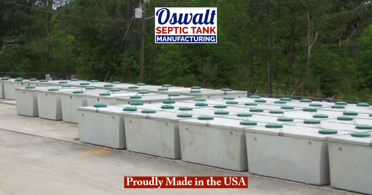 Oswalt Septic Tanks are proudly made in the USA
